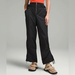 Lululemon Cinchable Black Wide-Leg High-Rise Pant Size 8